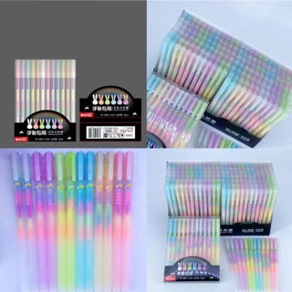 Rainbow Neutral Pen ( Pack Of 12 )