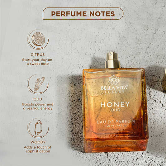 Bellavita Honey Oud Unisex Perfume - 100ml