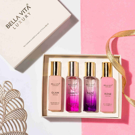Bellavita Luxury Perfume Gift Set For Women - 4 x 20mls